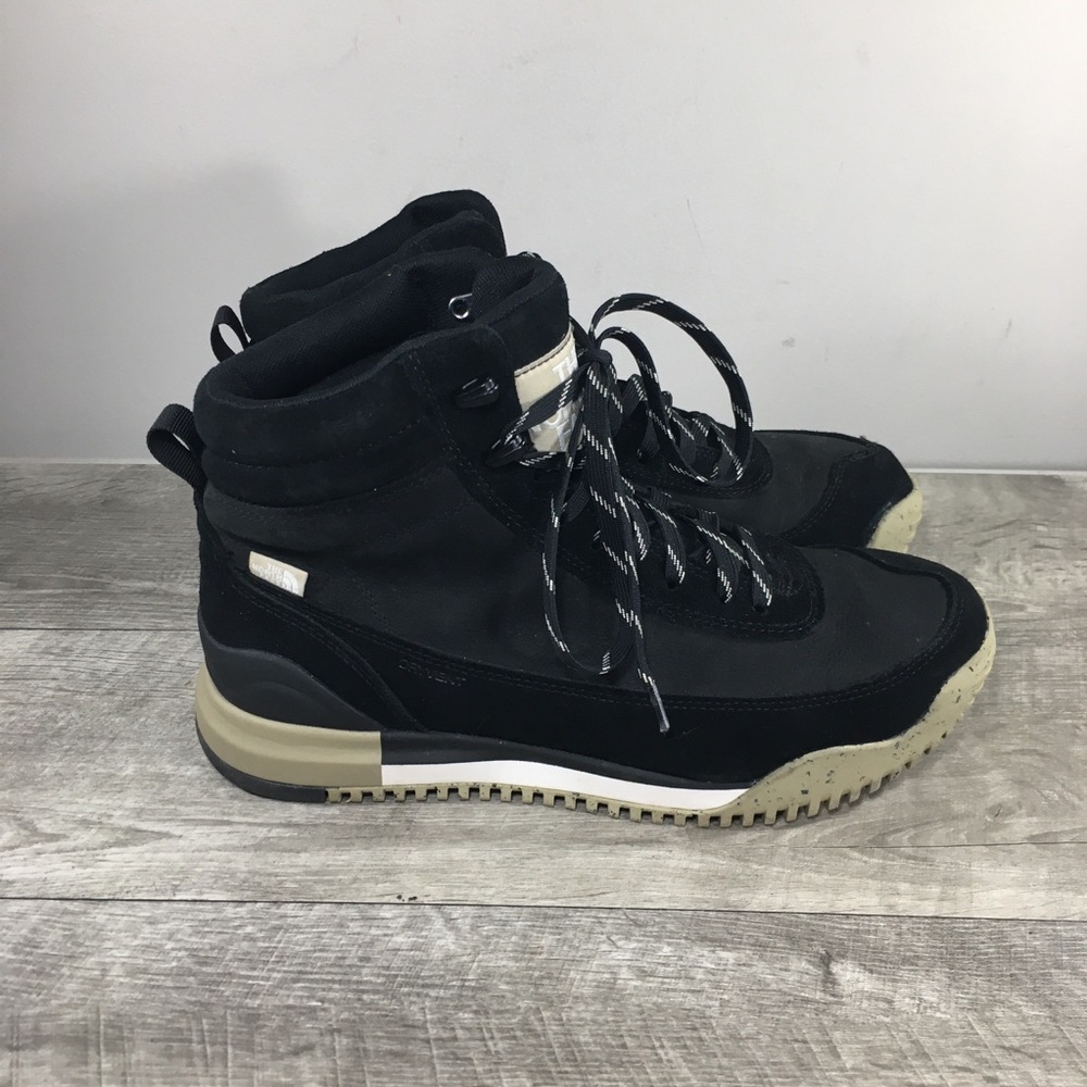 The North Face Back-To-Berkeley Waterproof Black Leather Hiking Mens Boots 9.5